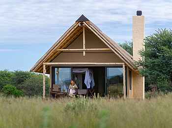 Kambaku Safari Lodge: Außenansicht Safarizelt