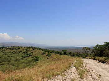 Kasenyi Safari Camp: Auf einem Kraterrand