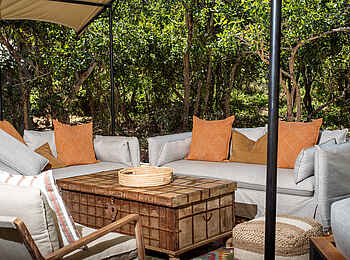 Mababe Tented Camp: Loungebereich
