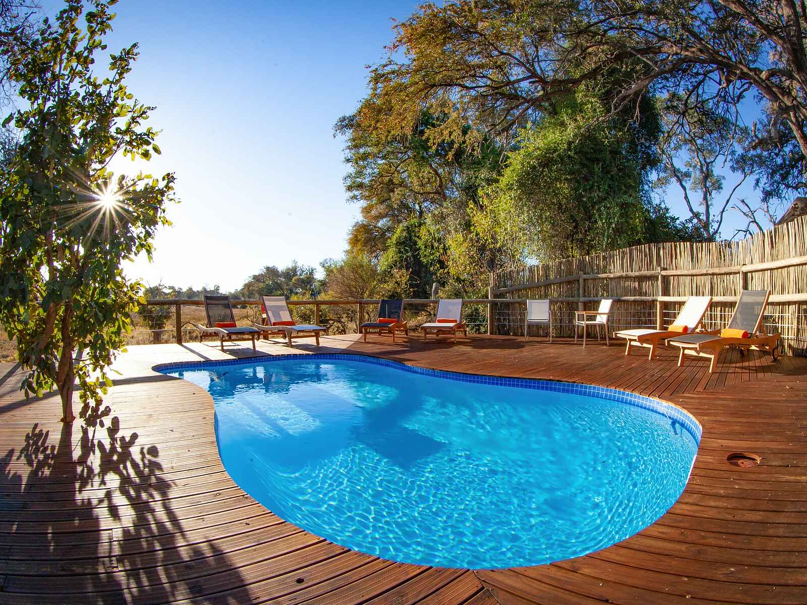 Mma Dinare Camp: Poolbereich Mma Dinare Camp: Poolbereich