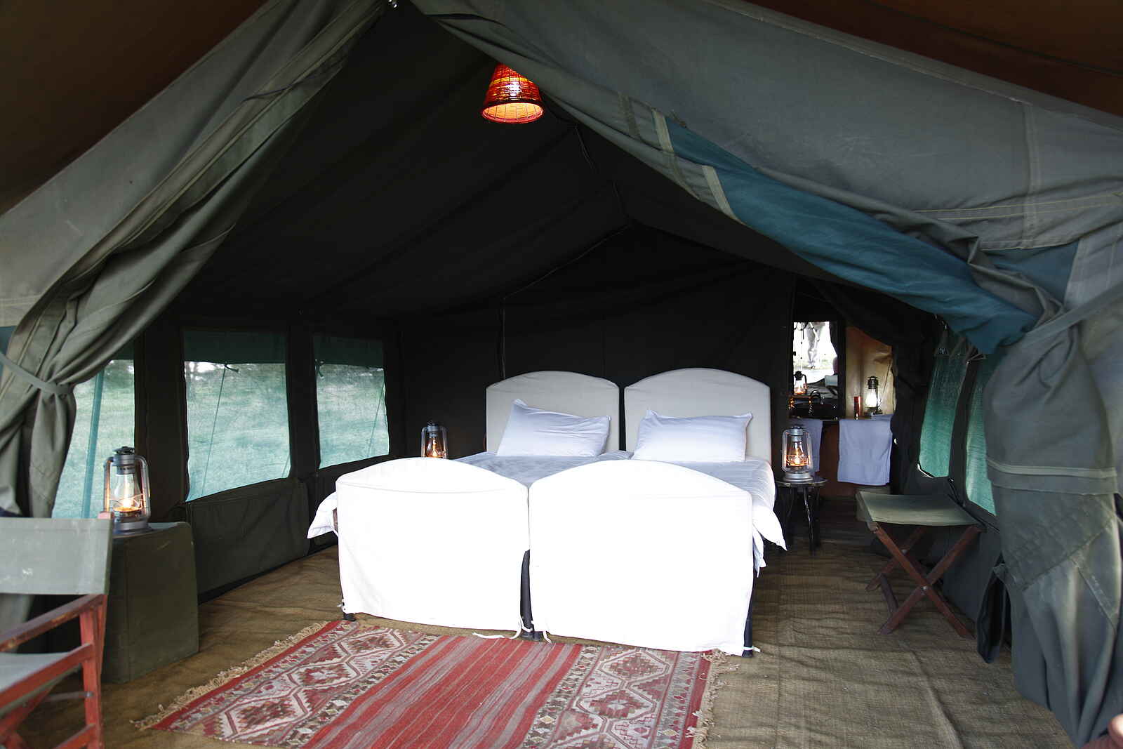 Olaado Camp: Doppelbett Olaado Camp: Doppelbett