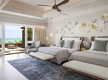 One and Only Le Saint Gerant: Ein Schlafzimmer der Villa One