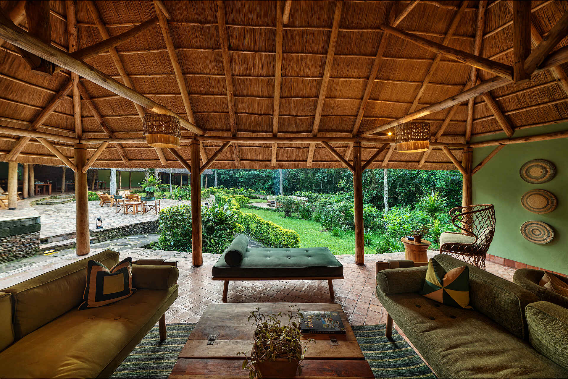Primate Lodge Kibale: Die Lounge