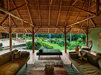 Primate Lodge Kibale: Die Lounge