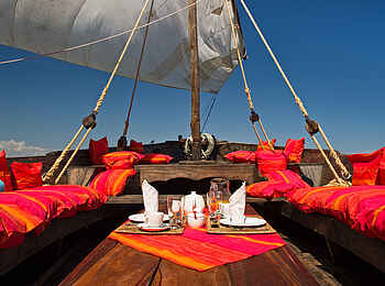 Pumulani Lodge: Orientalischer Luxus auf der Dhow