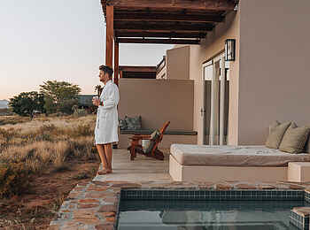 Simbavati Cederberg Ridge Lodge: Ein privater Plunge Pool Simbavati Cederberg Ridge Lodge: Ein privater Plunge Pool