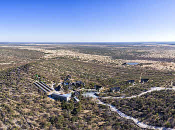 Safarihoek Lodge: Luftaufnahme der Lodge Safarihoek Lodge: Luftaufnahme der Lodge