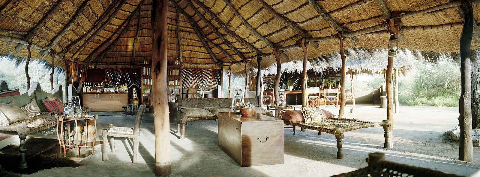 Camp Kalahari: Lounge und Bar Camp Kalahari: Lounge und Bar