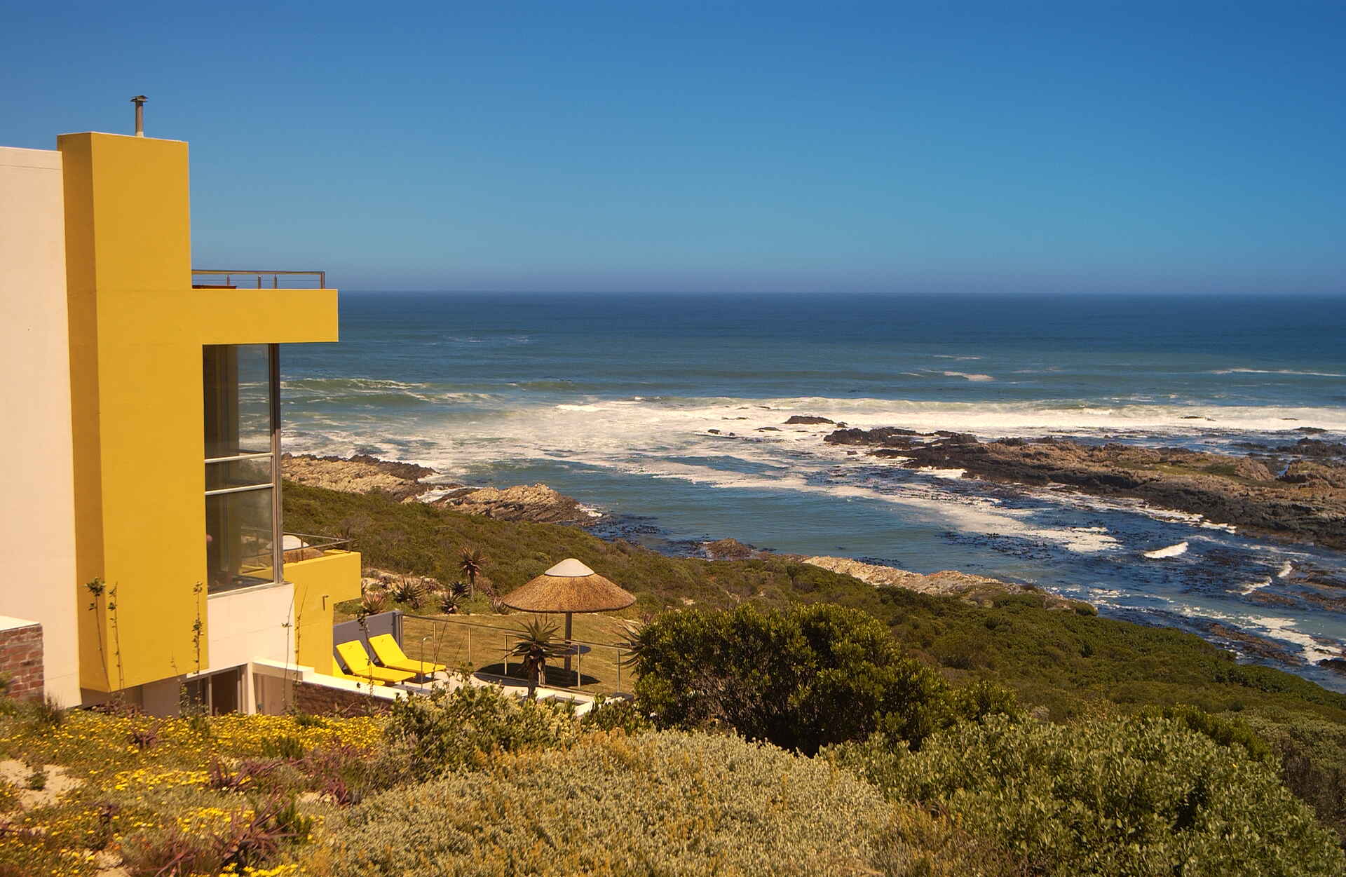 Crayfish Lodge: Direkter Meerblick