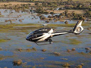 Macatoo Camp: Hubschrauber