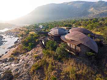 Madwaleni River Lodge: Ausblick