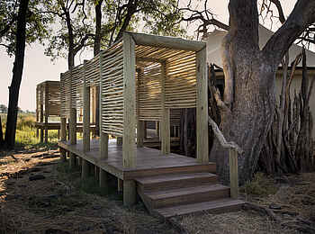 Nxabega Okavango Tented Camp: Zugang zu den Zelten