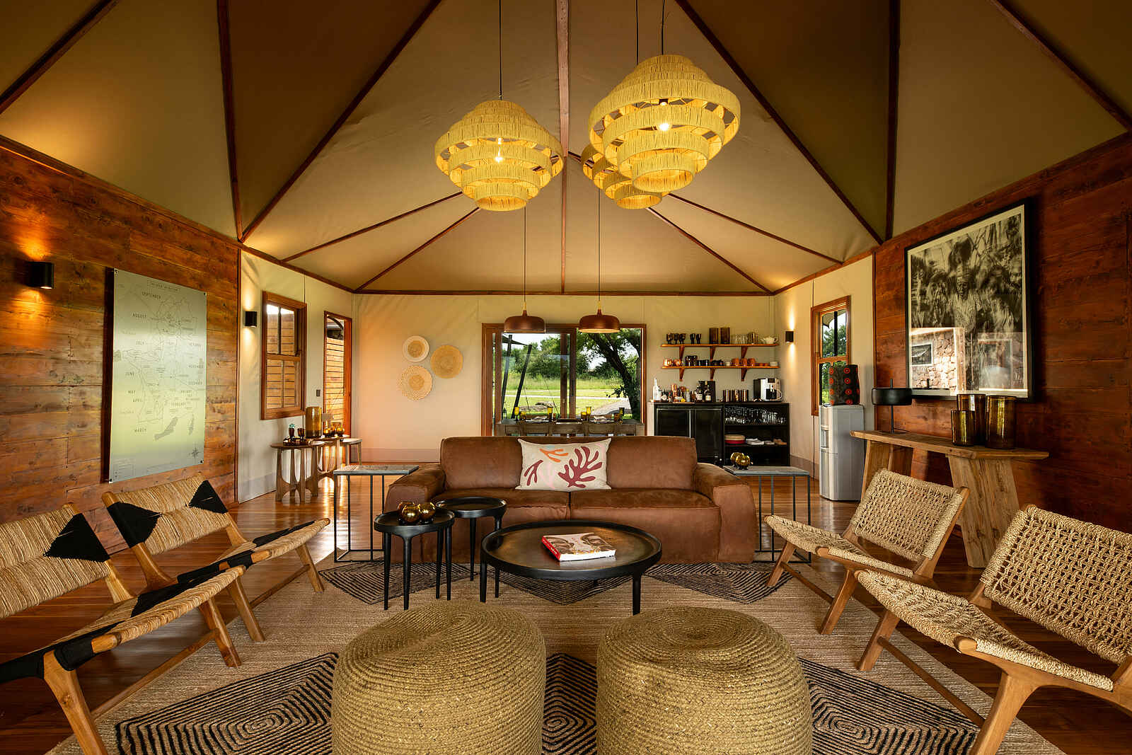 The Retreats at Sayari Camp: Tented Suite Lounge The Retreats at Sayari Camp: Tented Suite Lounge