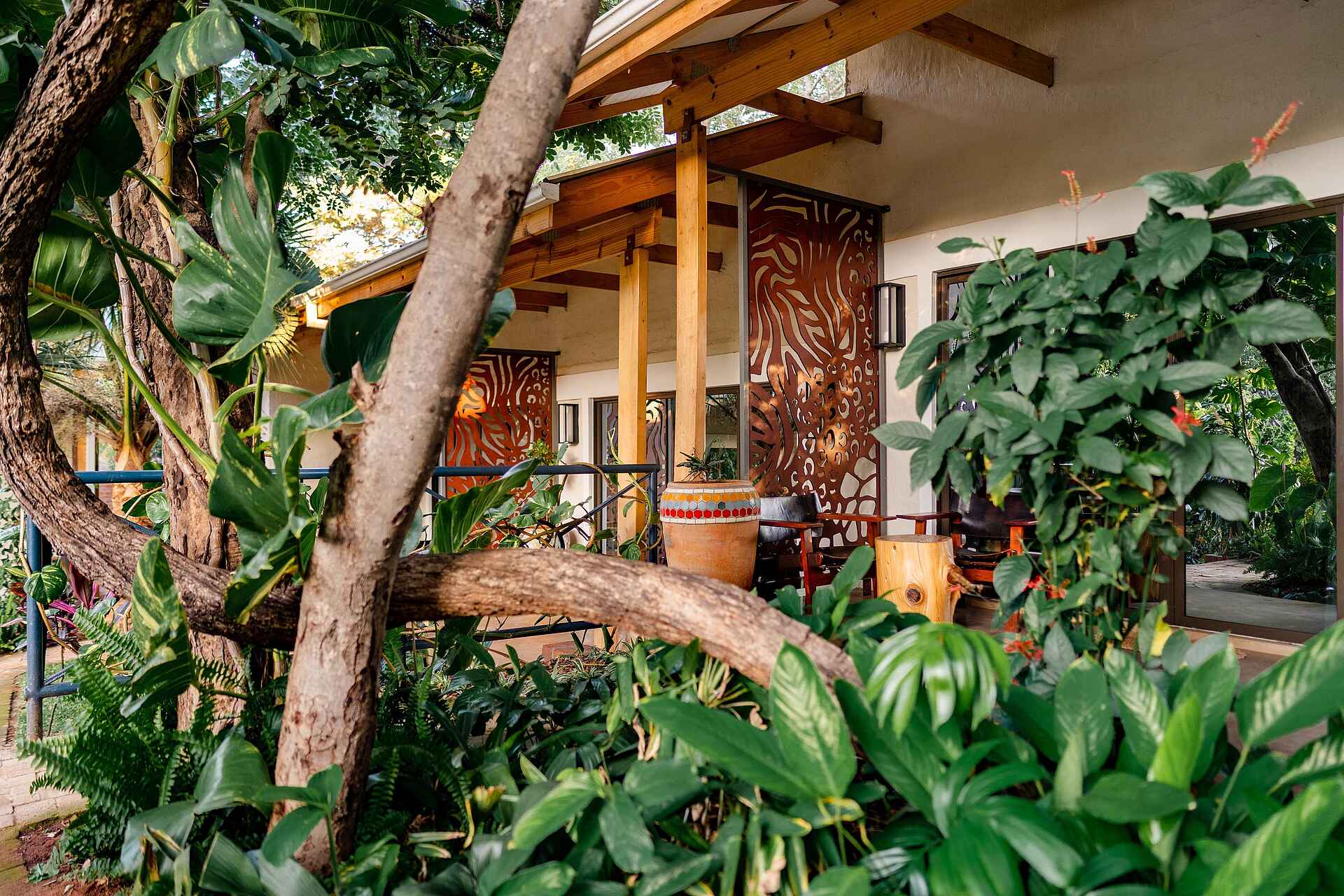 Shongwe Oasis Lodge: Terrasse