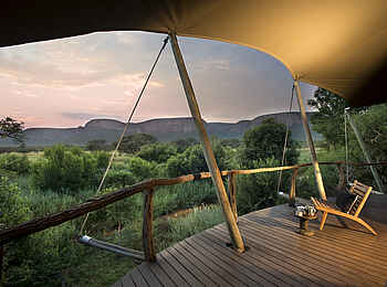 Marataba Safari Lodge: Ausblick von der Terrasse