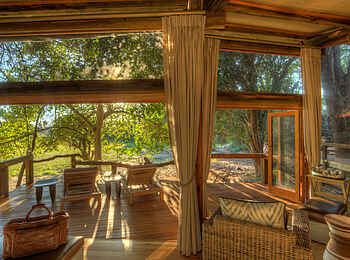 Camp Okavango: Family Suite Terrasse Camp Okavango: Family Suite Terrasse