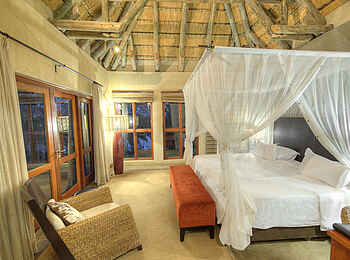 Divava Okavango Lodge and Spa: Einrichtung eines Chalets Divava Okavango Lodge and Spa: Einrichtung eines Chalets
