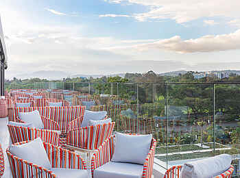 Gran Melia Arusha: Dachterrasse
