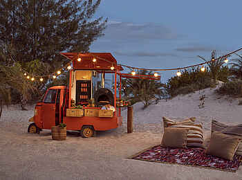 Kisawa Sanctuary: Dinner mit dem Pizza Tuk-Tuk