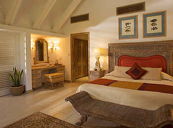 La Pirogue: Das Schlafzimmer im Cottage La Pirogue: Das Schlafzimmer im Cottage