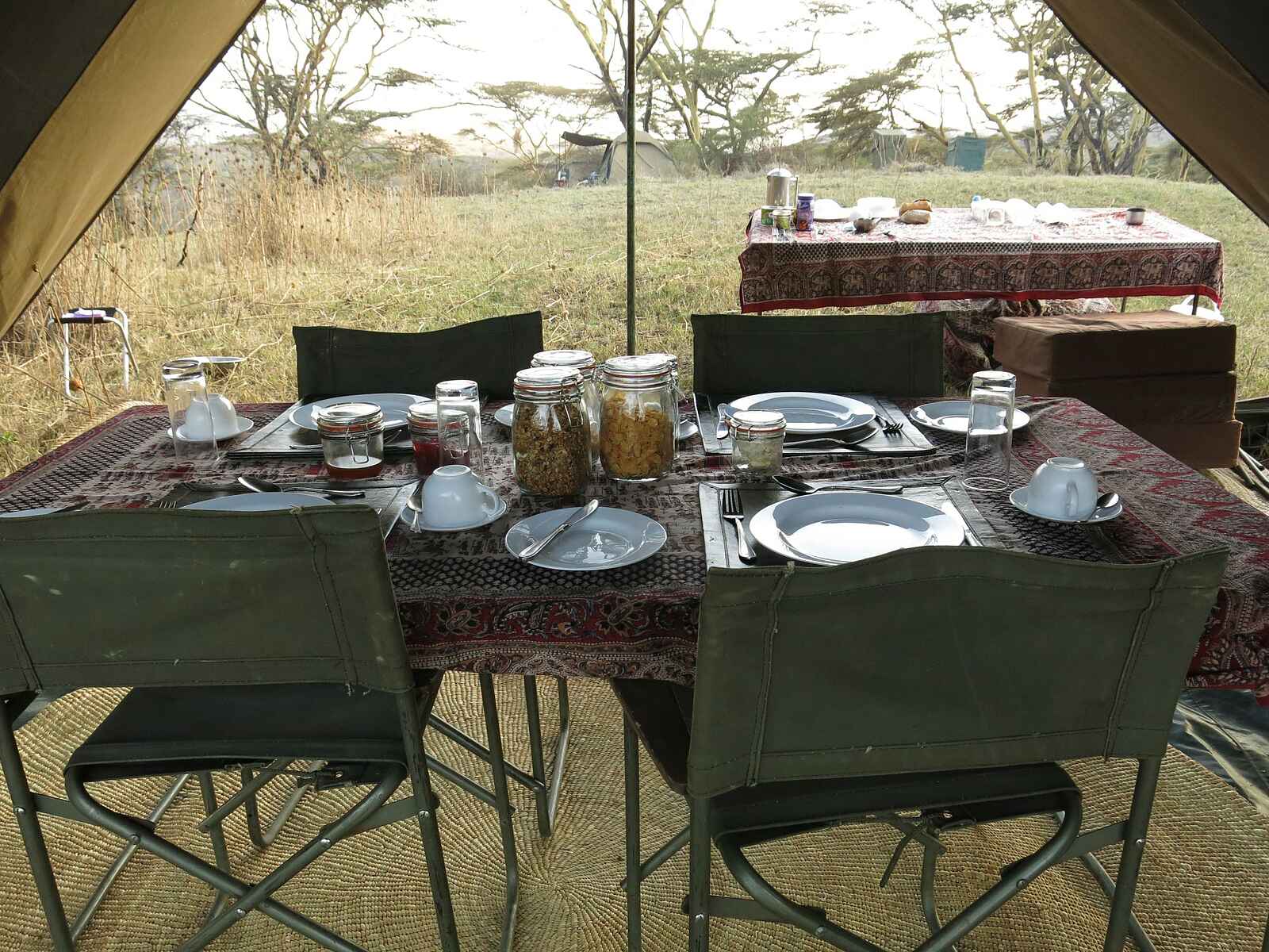 Lake Natron Camp: Speisesaal Lake Natron Camp: Speisesaal