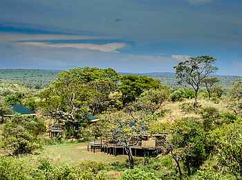 Lemala Kuria Hills: Die Lodge von oben