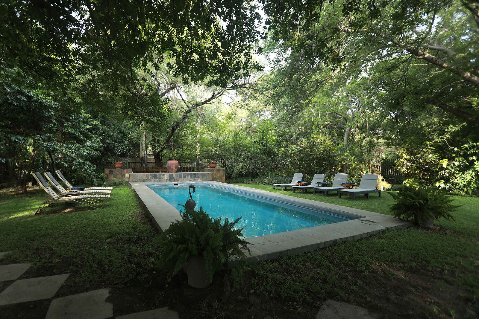 Maun Waterfront Guesthouse: Der Poolbereich Maun Waterfront Guesthouse: Der Poolbereich