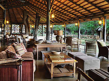 Motswari Game Lodge: Veranda