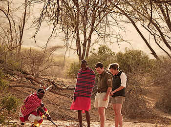 Saruni Samburu: Geführte Buschwanderung