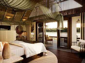 Sediba Sa Rona Lodge: Luxury Family Tent Blick hinaus