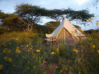 Serian's Serengeti South Camp: Fly Camping Zelt