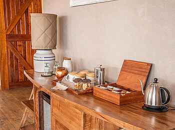 Soroi Lions Bluff Lodge: Kaffee- und Teestation