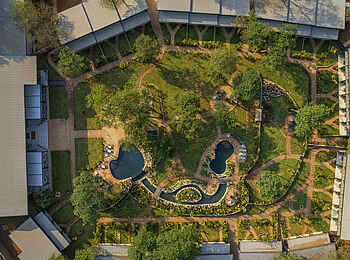 Waterfalls Lodge: Aus der Vogelperspektive