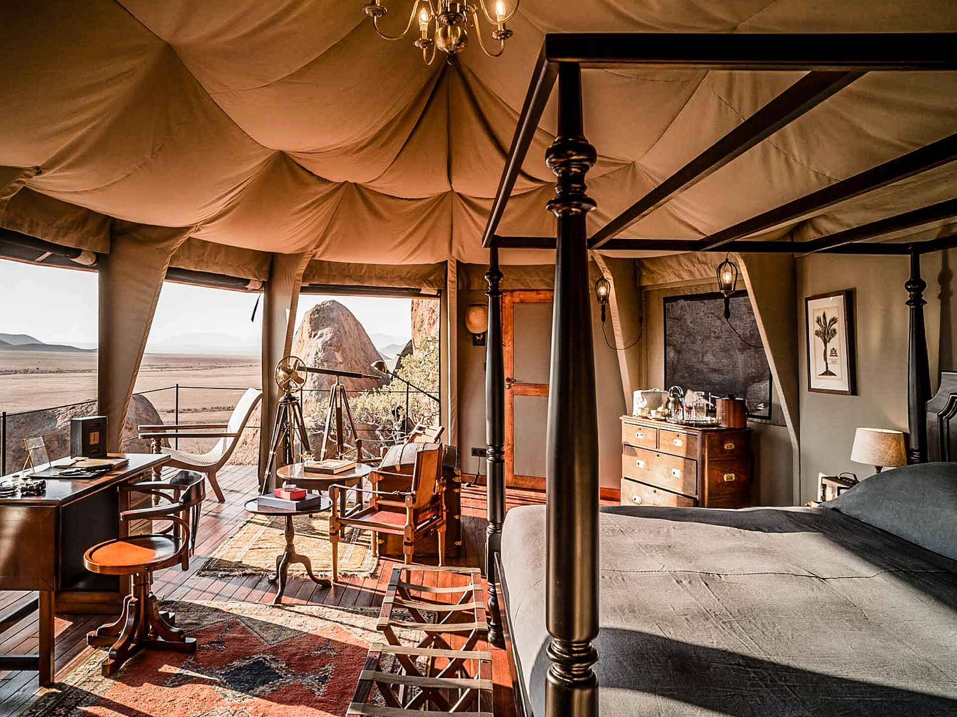 Zannier Hotels Sonop: Gästezelt mit Aussicht