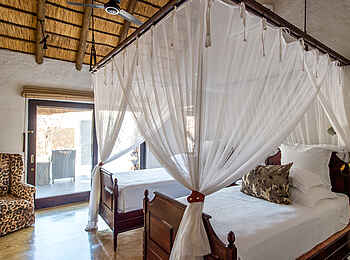 Singita Ebony Lodge: Zweites Schlafzimmer der Ebony Villa Singita Ebony Lodge: Zweites Schlafzimmer der Ebony Villa