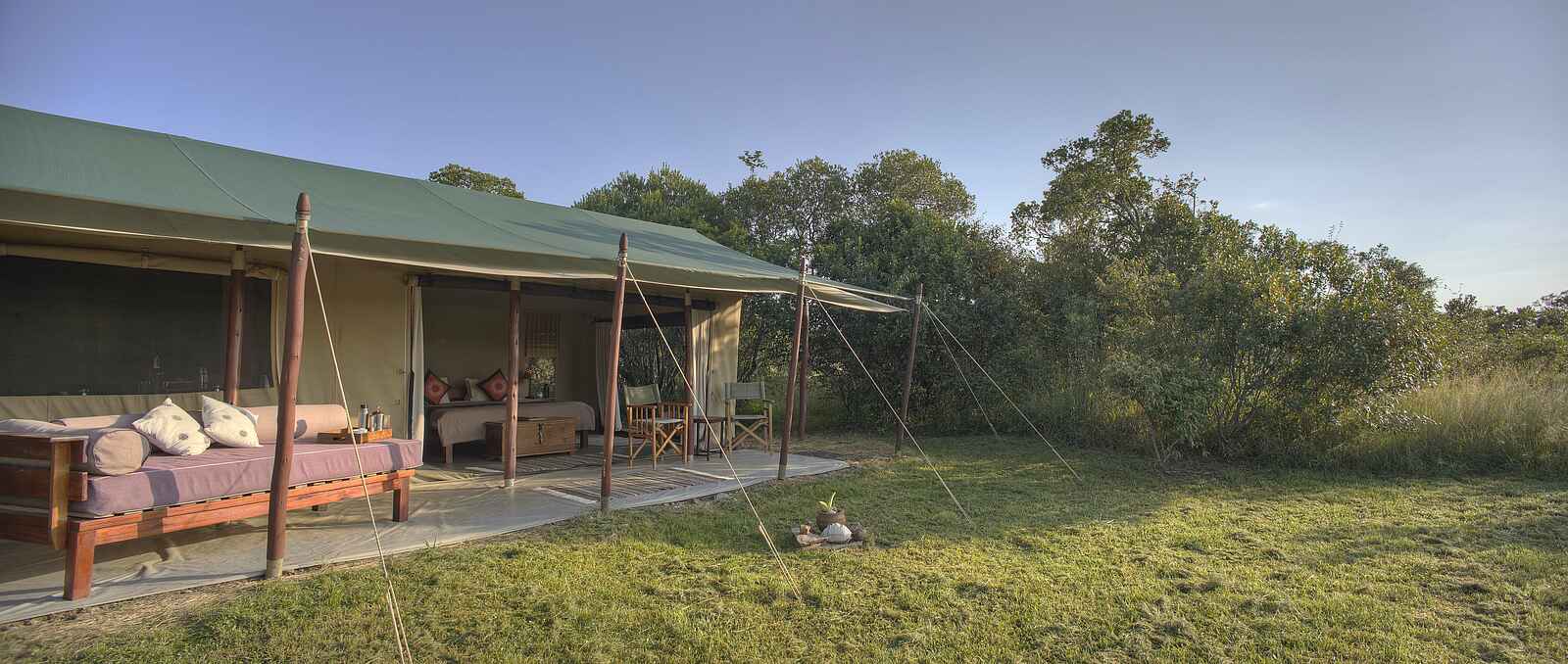 Encounter Mara Camp: Gästezelt mit Veranda Encounter Mara Camp: Gästezelt mit Veranda