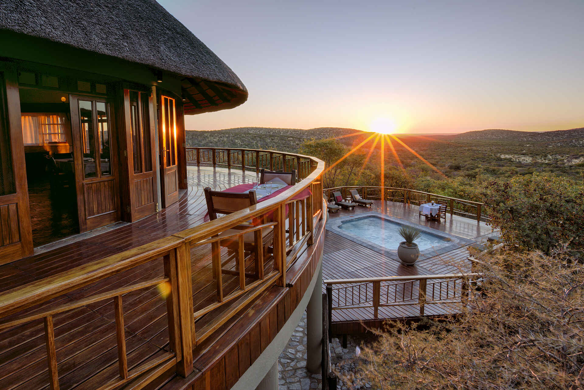 Etosha Mountain Lodge: Der Zentralbereich