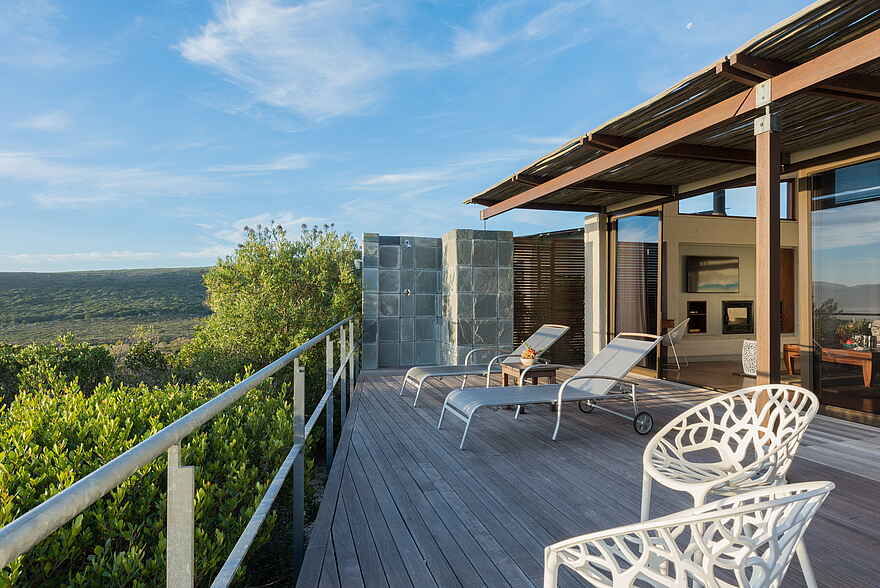 Grootbos Forest Lodge: Terrasse Grootbos Forest Lodge: Terrasse