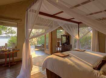 Ila Safari Lodge: Ausblick von einem Gästezelt