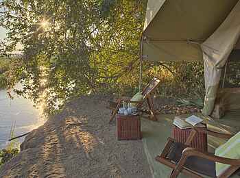 Kichaka Expeditions: Ausblick auf den Fluss