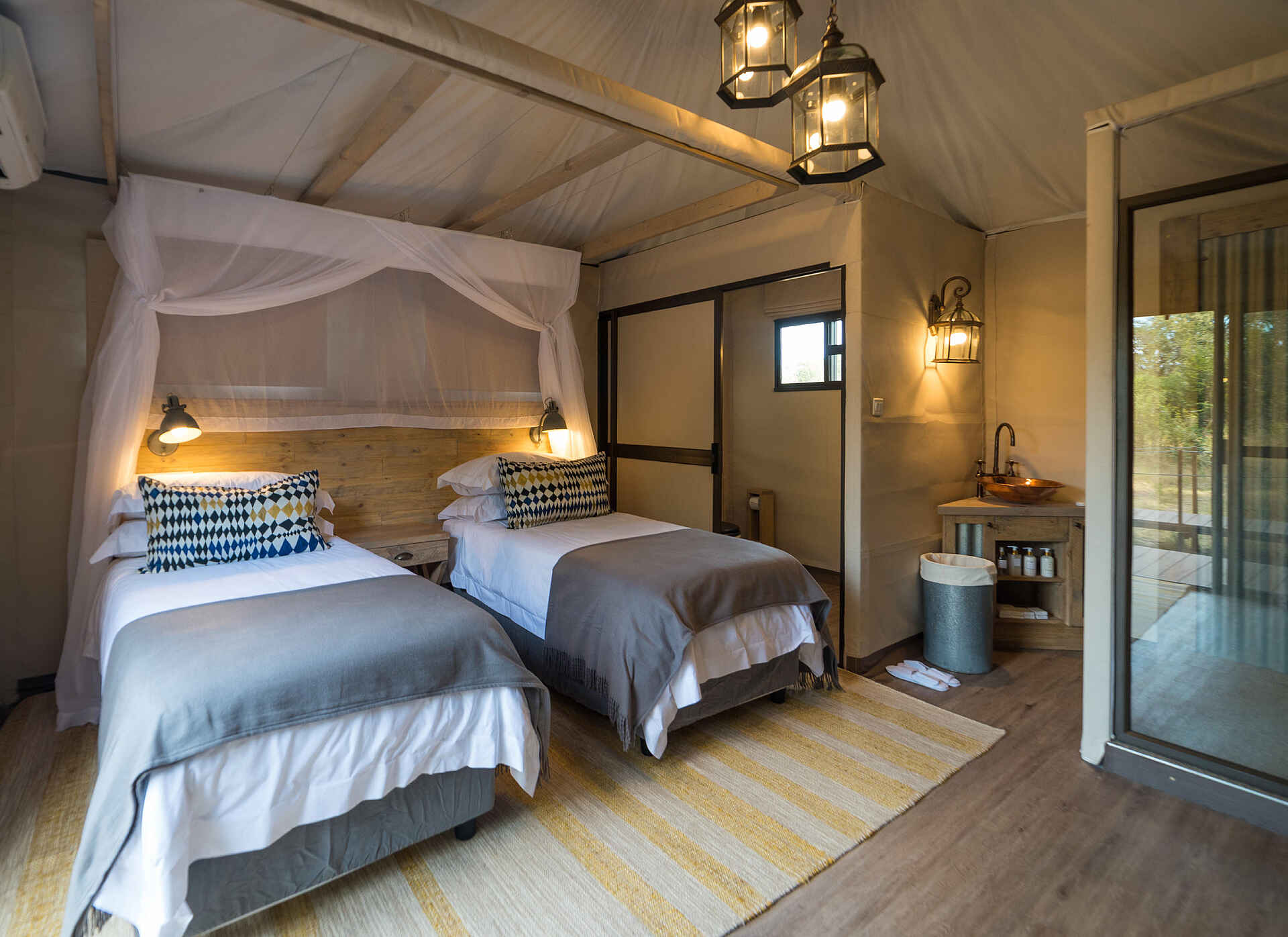 Old Drift Lodge: Zweibettzimmer