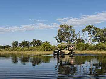 Sable Alley Camp: Pirschfahrt zur Lagune Sable Alley Camp: Pirschfahrt zur Lagune