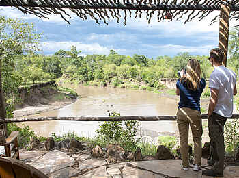 Soroi Private Wing Camp: Ausblick von der Hippobar