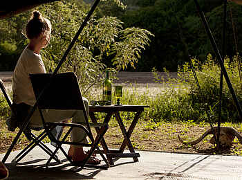 Wayo Manyara Green Camp: Blick aus dem Zelt