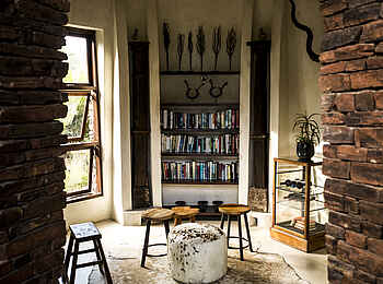 Marataba Safari Lodge: Bücherecke