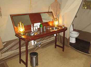Sentinel Mara Camp: Waschbecken
