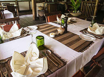 Buhoma Lodge: Im Restaurant