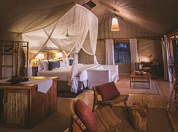 Camp Xakanaxa: Family Tent Bett