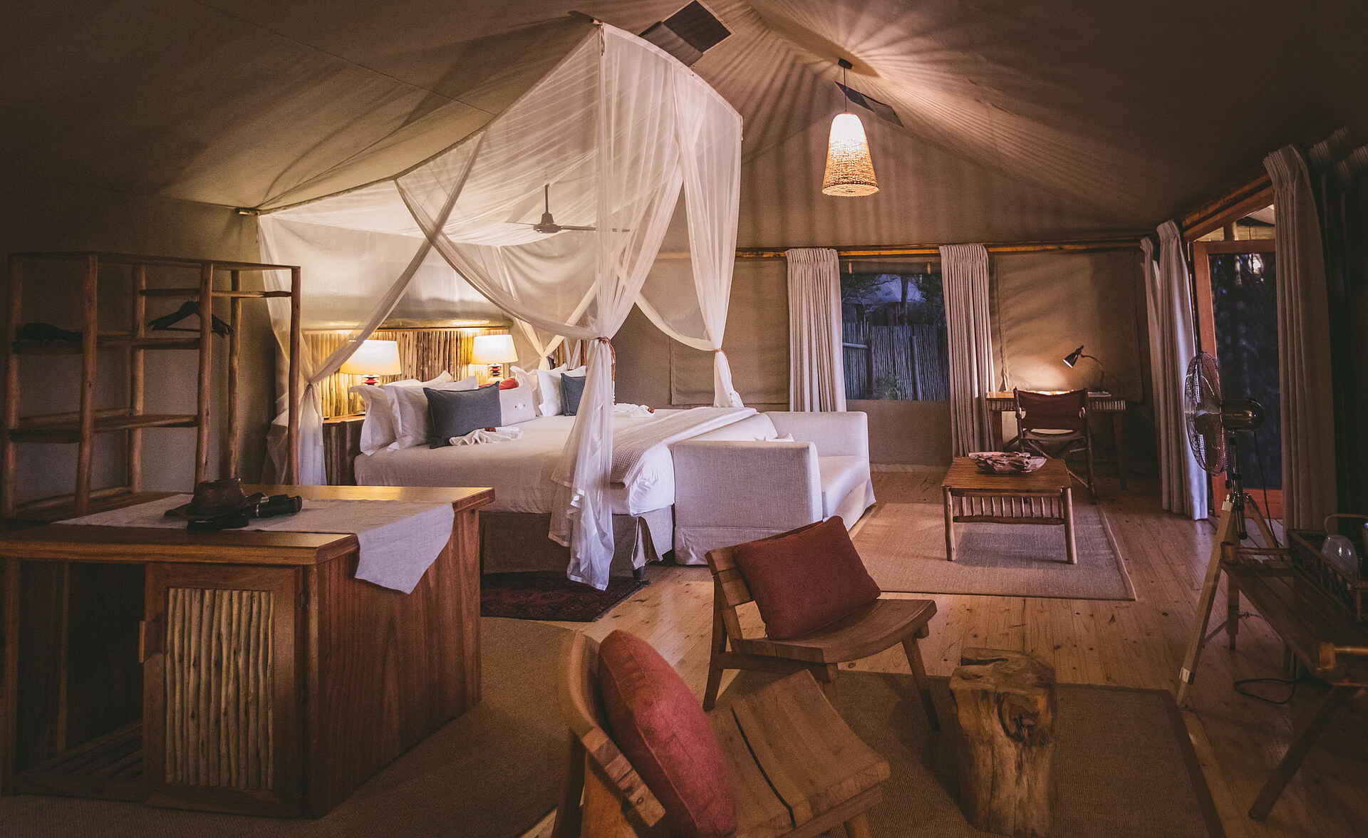 Camp Xakanaxa: Family Tent Bett