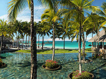 Constance Belle Mare Plage: Palmen